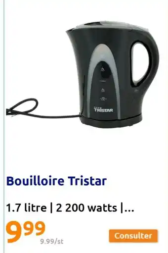 Action Bouilloire tristar offre