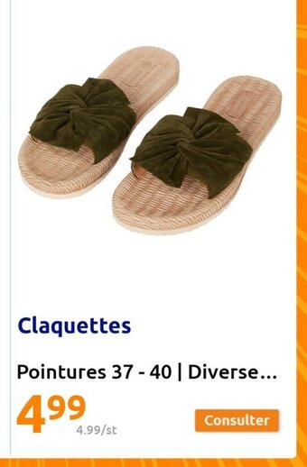 Action Claquettes offre