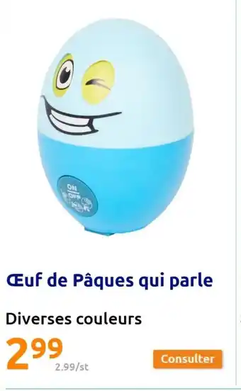 Oeuf de paques qui parle