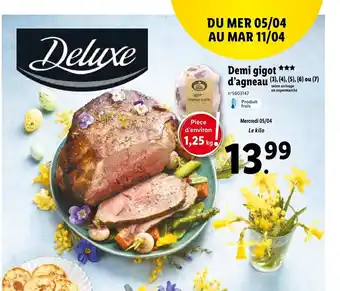 Demi gigot d'agneau
