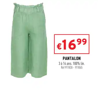Trafic Pantalon offre