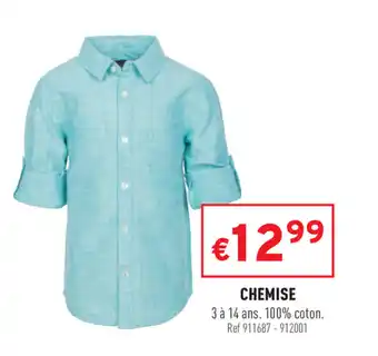 Trafic Chemise offre