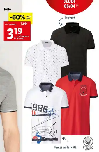 Lidl Polo offre