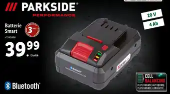 Lidl Parkside batterie smart offre