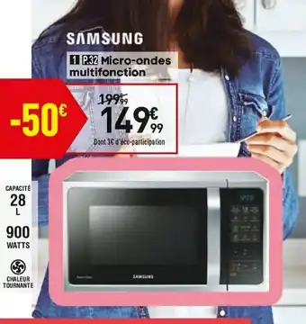 Conforama Micro-ondes multifonction offre