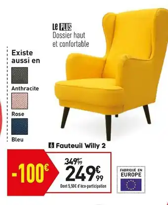 Fauteuil willy 2