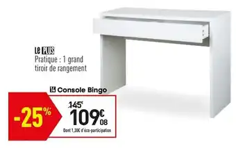 Conforama Console bingo offre