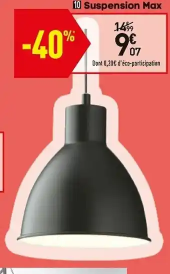 Conforama Suspension max offre