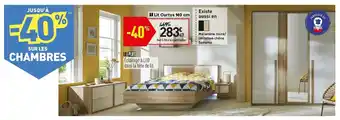 Conforama Lit curtys 140 cm offre