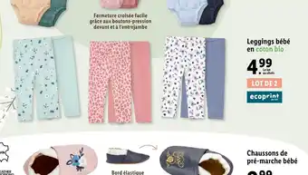 Lidl Leggings bebe offre