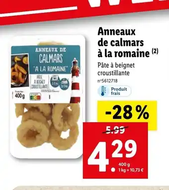 Anneaux de calmars a la romaine