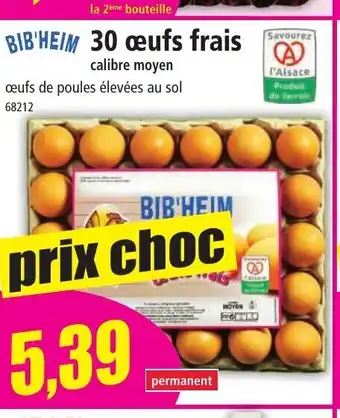 Norma 30 oeufs frais offre