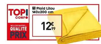 Conforama Plaid lilou 140x200 cm offre