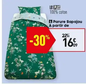 Conforama Parure sapajou a partir de offre