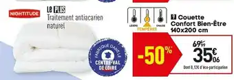 Conforama Couette confort bien-être 140x200 cm offre