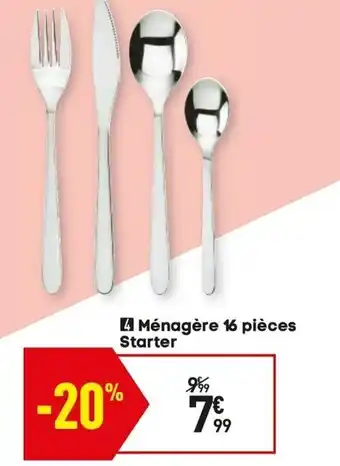 Conforama Ménagère 16 pièces starter offre