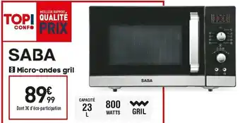 Conforama Micro-ondes gril offre
