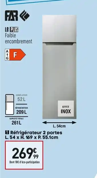 Conforama Réfrigérateur 2 portes offre