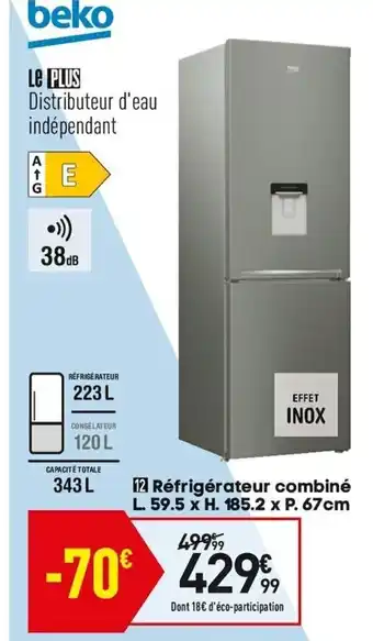 Conforama Réfrigérateur combiné offre