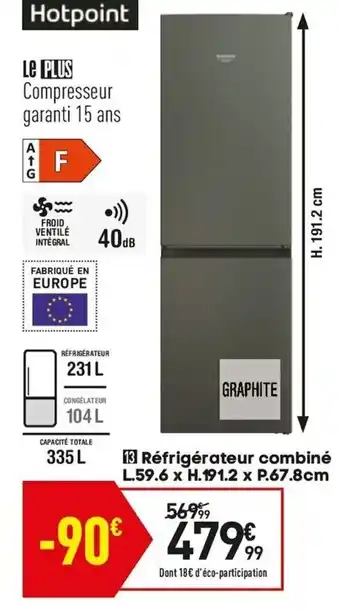 Réfrigérateur combiné