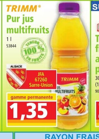 Norma TRIMM Pur Jus Multifruits offre