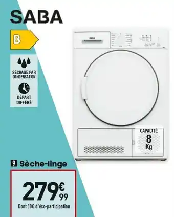 Conforama Sèche-linge offre