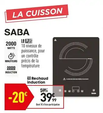 Conforama Rechaud induction offre