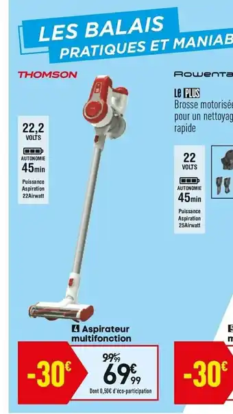 Conforama Aspirateur multifonction offre