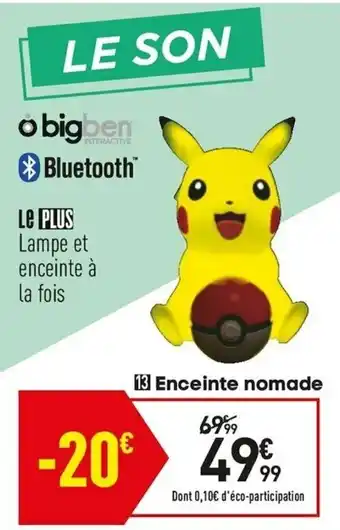 Conforama Enceinte nomade offre