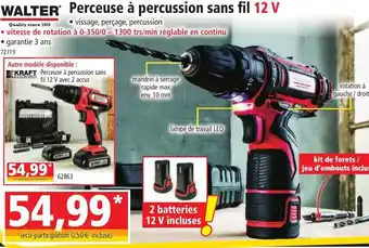 Norma Perceuse A Percussion Sans Fil offre