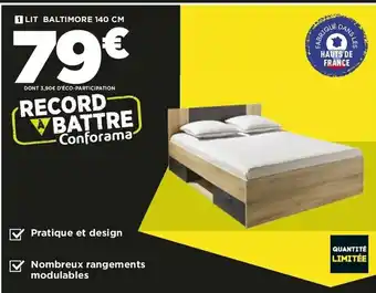 Lit baltimore 140 cm