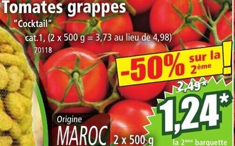 Norma Tomates Grappes offre