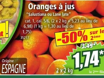Oranges à Jus