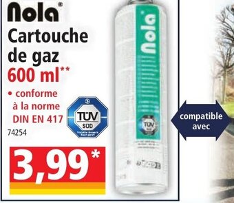 Norma Cartouche de Gaz offre