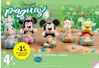 E.Leclerc Peluche et Son Panier de Pâques offre