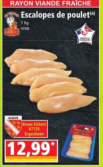 Norma Escalopes de Poulet offre