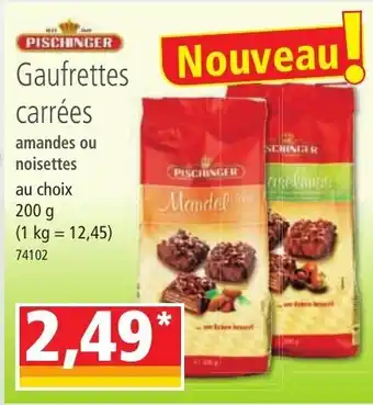 Norma Gaufrettes Carrées offre