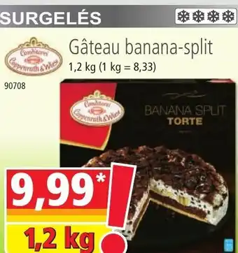 Norma Gâteau Banana-Split offre