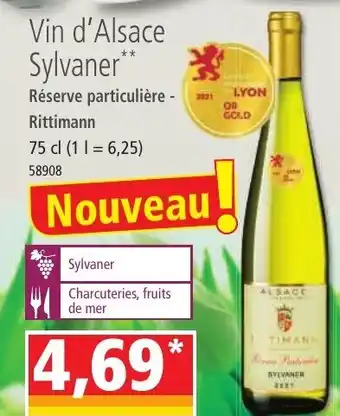 Vin d'Alsace Sylvaner