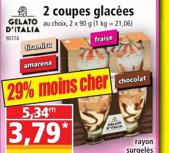 Norma 2 Coupes Glacées offre