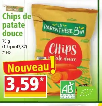 Norma Chips de Patate Douce offre