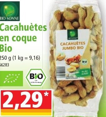 Norma Cacahuètes en Coque Bio offre