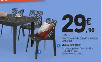 Chaise Gruvyer