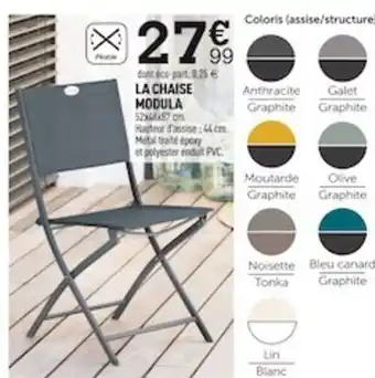 Centrakor La Chaise Modula offre