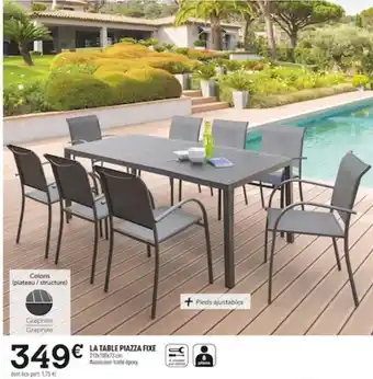 Centrakor La Table Piazza Fixe offre