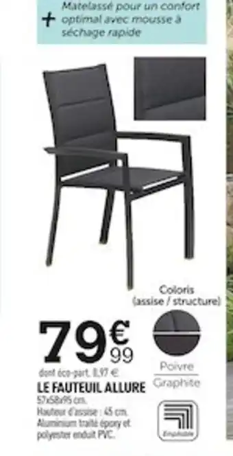 Centrakor Le Fauteuil Allure offre