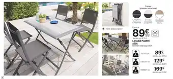 Centrakor La Table Pliante Azua offre