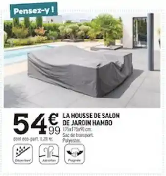 Centrakor La Housse de Salon de Jardin Hambo offre