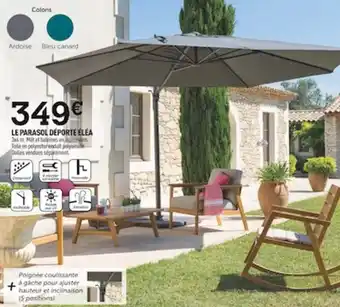 Centrakor Le Parasol Déporté Éléa offre