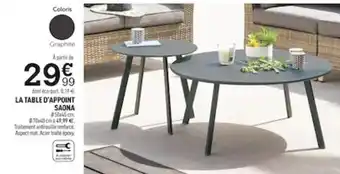 Centrakor La Table D'Appoint Saona offre